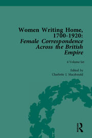 Women Writing Home, 1700-1920: Female Correspondence Across the British Empire book cover