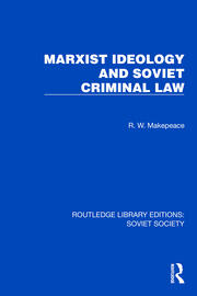 Marxist Ideology and Soviet Criminal Law book cover