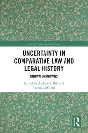 Uncertainty in Comparative Law and Legal History: Known Unknowns book cover
