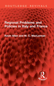 Regional Problems and Policies in Italy and France book cover