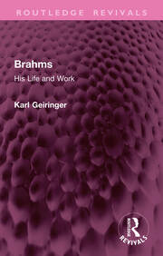 Brahms: His Life and Work book cover