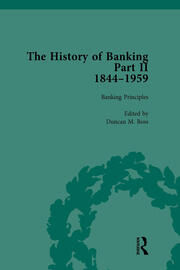 The History of Banking II, 1844-1959 Vol 5 book cover