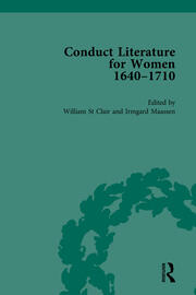 Conduct Literature for Women, Part II, 1640-1710 vol 4 book cover