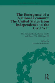 The Emergence of a National Economy Vol 4: The United States from Independence to the Civil War book cover
