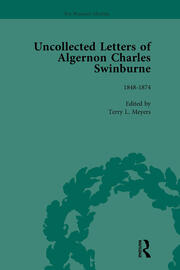 The Uncollected Letters of Algernon Charles Swinburne Vol 1 book cover