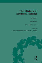 The History of Actuarial Science Vol VII book cover