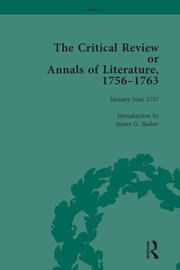The Critical Review or Annals of Literature, 1756-1763 Vol 3 book cover
