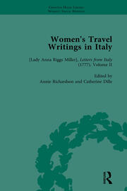 Women's Travel Writings in Italy, Part I Vol 2 book cover