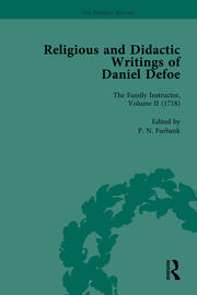 Religious and Didactic Writings of Daniel Defoe, Part I Vol 2 book cover