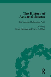 The History of Actuarial Science Vol IV book cover