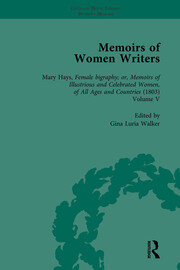 Memoirs of Women Writers, Part III vol 9 book cover