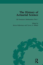 The History of Actuarial Science Vol III book cover