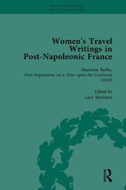 Women's Travel Writings in Post-Napoleonic France, Part I Vol 1 book cover