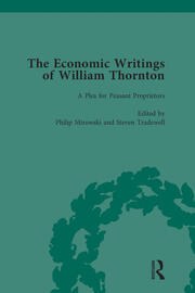 The Economic Writings of William Thornton Vol 3 book cover