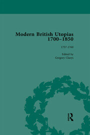 Modern British Utopias, 1700-1850 Vol 3 book cover
