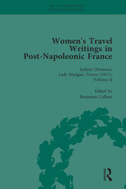 Women's Travel Writings in Post-Napoleonic France, Part II vol 6 book cover