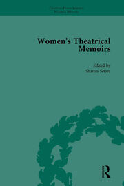 Women's Theatrical Memoirs, Part I Vol 3 book cover