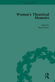 Women's Theatrical Memoirs, Part I Vol 1 book cover