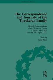 The Correspondence and Journals of the Thackeray Family Vol 3 book cover