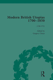 Modern British Utopias, 1700-1850 Vol 2 book cover