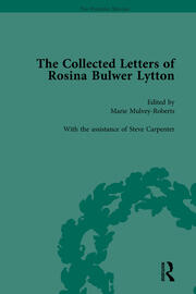 The Collected Letters of Rosina Bulwer Lytton Vol 1 book cover