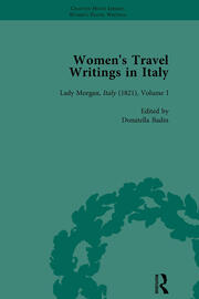Women's Travel Writings in Italy, Part II vol 6 book cover