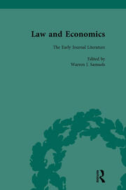 Law and Economics Vol 2: The Early Journal Literature book cover