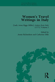 Women's Travel Writings in Italy, Part I Vol 1 book cover