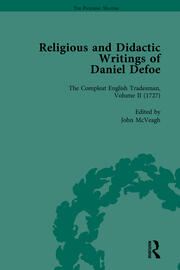 Religious and Didactic Writings of Daniel Defoe, Part II vol 8 book cover