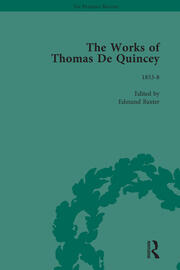 The Works of Thomas De Quincey, Part III vol 18 book cover