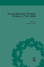 Nonconformist Women Writers, 1720-1840, Part I Vol 4 book cover