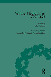Whore Biographies, 1700-1825, Part II vol 5 book cover