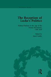 The Reception of Locke's Politics Vol 4: From the 1690s to the 1830s book cover