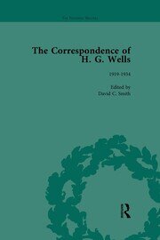The Correspondence of H G Wells Vol 3 book cover
