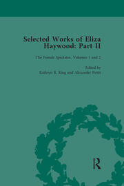 Selected Works of Eliza Haywood, Part II Vol 2 book cover
