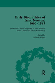 Early Biographies of Isaac Newton, 1660-1885 vol 2 book cover