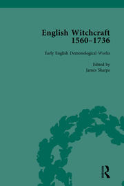 English Witchcraft, 1560-1736, vol 1 book cover