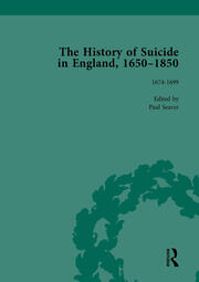 The History of Suicide in England, 1650–1850, Part I Vol 2 book cover