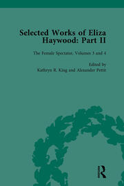 Selected Works of Eliza Haywood, Part II Vol 3 book cover