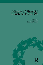 The History of Financial Disasters, 1763-1995 Vol 2 book cover