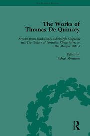 The Works of Thomas De Quincey, Part II vol 8 book cover