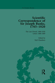 The Scientific Correspondence of Sir Joseph Banks, 1765-1820 Vol 5 book cover