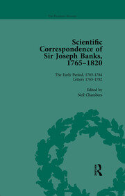 The Scientific Correspondence of Sir Joseph Banks, 1765-1820 Vol 1 book cover