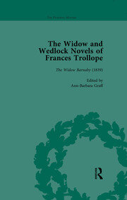 The Widow and Wedlock Novels of Frances Trollope Vol 1 book cover