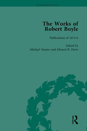 The Works of Robert Boyle, Part II Vol 1 book cover