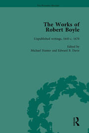 The Works of Robert Boyle, Part II Vol 6 book cover