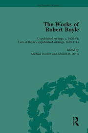 The Works of Robert Boyle, Part II Vol 7 book cover