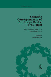 The Scientific Correspondence of Sir Joseph Banks, 1765-1820 Vol 6 book cover
