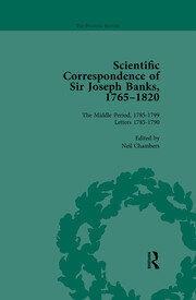 The Scientific Correspondence of Sir Joseph Banks, 1765-1820 Vol 3 book cover