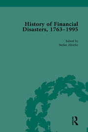 The History of Financial Disasters, 1763-1995 Vol 1 book cover